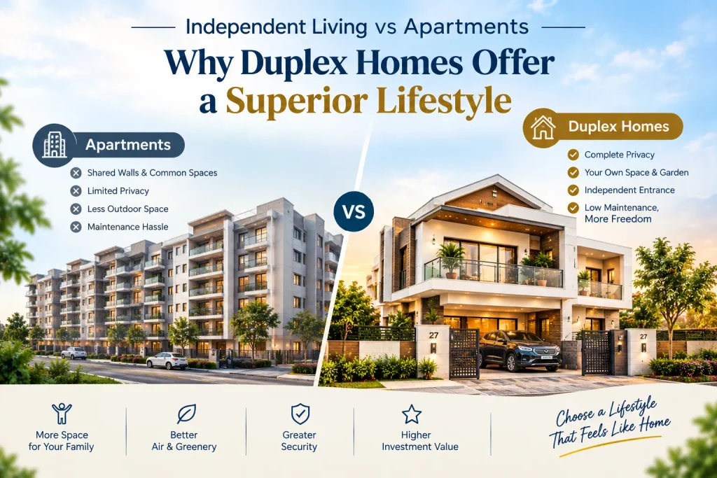 Duplex Living vs Apartments