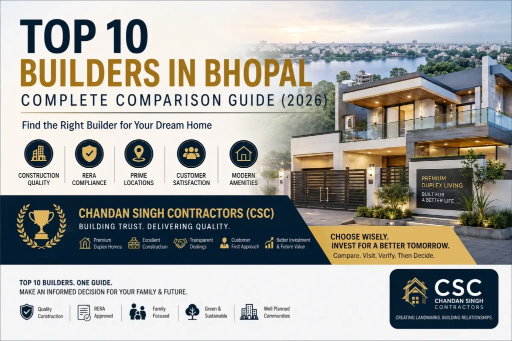 Top builders comparison guide for Bhopal